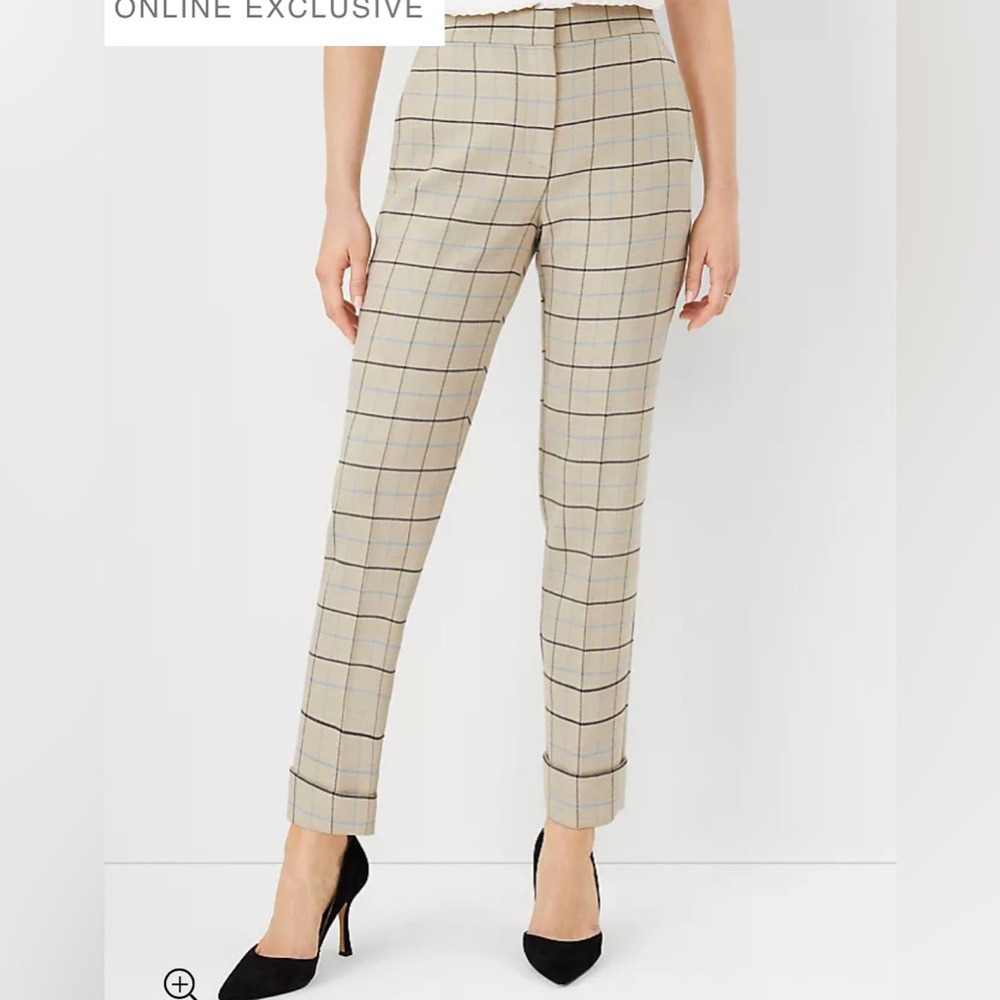Ann Taylor Petite Eva Ankle Pant in Toasted Oat